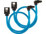 Corsair SATA3-Kabel Premium Set Blau 30 cm gewinkelt
