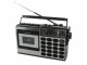 soundmaster Radio RR18SW Schwarz, Radio Tuner: FM, AM, Stromversorgung