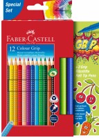 FABER-CASTELL Farbstift Colour Grip 201640 5 Stück ass., Kein