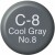 Immagine 0 COPIC Ink Refill 2107684 C-8 - Cool Grey No.8