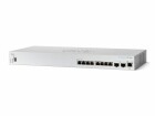 Cisco Switch CBS350-8XT 10 Port, SFP Anschlüsse: 0, Montage