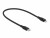 Bild 1 DeLock USB-Kabel USB C - Lightning 0.5 m, Schwarz