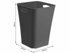 Rotho Aufbewahrungsbox Living Box 23 l Anthrazit, Materialtyp