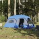 vidaXL Campingzelt 9 Personen Blau Wasserfest
