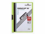 DURABLE Klemmhefter Duraclip 60 A4, Grün, Typ: Klemmhefter