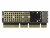 Bild 1 DeLock Host Bus Adapter PCIe x16/x8/x4 ? M.2, NVMe