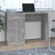 vidaXL Schreibtisch mit Stauraum Grau Sonoma 100x40x73 cm