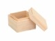 Glorex Holzartikel Box, quadratisch, Breite: 6 cm, Höhe: 5