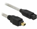 DeLock Kabel FireWire IEEE 1394B 9Pol/4Pol, 800Mbps, Blister