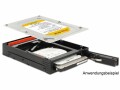 DeLock Wechselrahmen 3.5" Hot-Swap für 1x 2.5"SSD/HDD, Platzbedarf