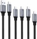 AUKEY     ImpulseCable USB-A-to-C bl. - CBCMD2    5Pack 1x2M,3x1M,1x0.3M alu