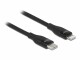 DeLock USB-Kabel USB C - Lightning 2 m, Schwarz