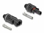 DeLock DL4 Solar Konnektor zum Crimpen Stecker und Buchse