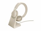 Jabra Headset Evolve2 65 Stereo Link380a MS Beige