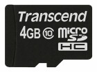 Transcend Premium - Flash-Speicherkarte - 4 GB - Class