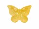 Esschert Design Wassertränke Schmetterling mit Steinen, Grundfarbe: Gelb