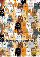 ONLINE    ONLINE Hausaufabenheft A5 10118/12 Fluffy Cats 48 Blatt