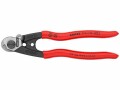 Knipex Drahtseilschere 190 mm poliert, Typ: Kabelschere, Länge