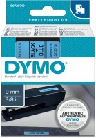 DYMO Schriftband D1 schwarz/blau S0720710 9mm/7m, Kein
