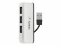 BELKIN USB 2.0 4-Port Travel Hub - white