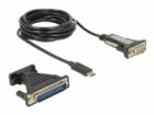 DeLock Adapterkabel USB Type-C ? RS-232 DB9 ;DB25 1.8