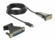 Bild 3 DeLock Adapterkabel USB Type-C ? RS-232 DB9 ;DB25 1.8