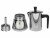 Bild 4 FURBER Espressokocher Chicchi 4 Tassen, Silber, Material: Stahl