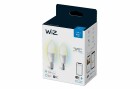 WiZ Leuchtmitte Tunable White C37, 40W, E14, Doppelpack