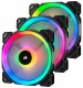 Bild 3 Corsair PC-Lüfter iCUE LL120 RGB Triple Pack mit Lighting
