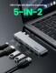 UGREEN    USB-C 5in2 Hub, Grey - 60559     HDMI,3xUSB-A,USB-C MB Pro/Air