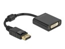 DeLock Adapter Passiv DisplayPort - DVI-D, Kabeltyp: Adapter