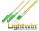 Lightwin LWL-Patchkabel E2000/APC-LC/APC, Singlemode, Duplex, 3m