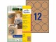 Avery Zweckform - Permanent adhesive - brown - A4 (210