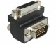 DeLock VGA - DVI-A Winkeladapter, 90°,(m-f), Typ