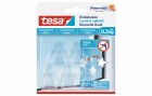 tesa Klebehaken 0,2 kg für transparente Flächen, Detailfarbe