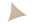 Nesling Sonnensegel Coolfit 500 cm, Dreieck, Tiefe: 500 cm, Breite: 500 cm, Detailfarbe: Beige, Weiss, Form: Eckig