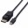 Bild 3 Value DisplayPort Kabel, DP ST - Mini DP