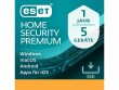 eset HOME Security Premium ESD, Vollversion, 5 User, 1