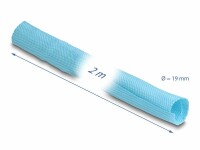 DeLock Kabelschlauch selbstschliessend 2 m x 19 mm Blau