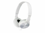 Sony On-Ear-Kopfhörer MDR-ZX310AP Weiss, Detailfarbe: Weiss