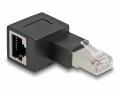 DeLock Winkeladapter 90° RJ45 nach links, Cat.6A 1 Stück