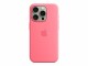 Apple iPhone 15 Pro Sil Case MagS Pink, APPLE