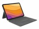 Logitech COMBO TOUCH FOR IPAD AIR 4TH GEN. - GREY