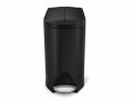 Simplehuman Treteimer 10 l, Schwarz, Fassungsvermögen: 10 l, Anzahl