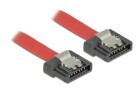 DeLock SATA3-Kabel rot, Clip, flexibel, 10 cm, Datenanschluss