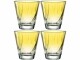 Leonardo Trinkglas Twist 215 ml, 4 Stück, Gelb, Glas