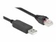 Bild 5 DeLock Konsolenkabel USB-A zu RS-232 RJ45, 25 cm, Zubehörtyp