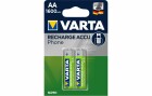 Varta Akku 2x AA 1600 mAh 1600 mAh, Spannung