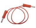 Velleman TLM27R Kabel mit Bannanenstecker, rot