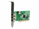 StarTech.com - 4 port PCI 1394a FireWire Adapter Card - 3 External 1 Internal FireWire PCI Card for Laptops (PCI1394MP)